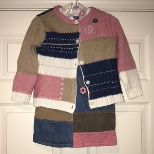 Girls dress and sweater set